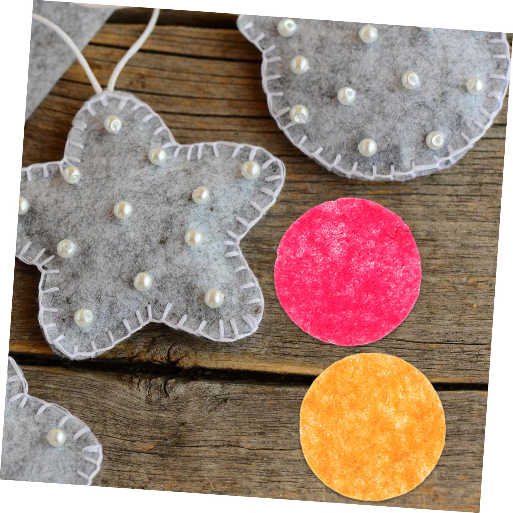 Gadpiparty Cercles En Feutre Non Tissé 2,5 Cm Pour Bricolage 100 Pièces Couleurs Mélangées Fournitures Diy Artisanat Projets Créatifs Décorations