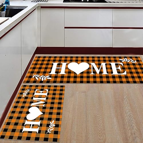 Miniatura 63 de Alfombras de cocina de Navidad absorbentes antideslizantes para piso, árbol de Navidad, muñeco de nieve y copo de nieve, alfombras y tapetes