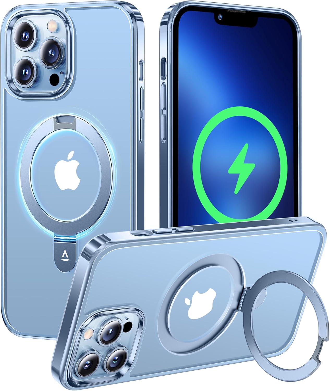 Alphex Invisible Stand Case for iPhone 13 Pro Max