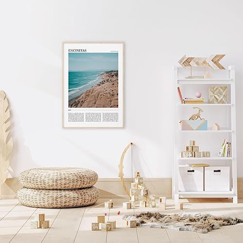 Miniatura 4 de Póster de viaje de Encinitas, arte de pared de Encinitas, impresión de póster de Encinitas, foto de Encinitas, decoración de Encinitas, California,
