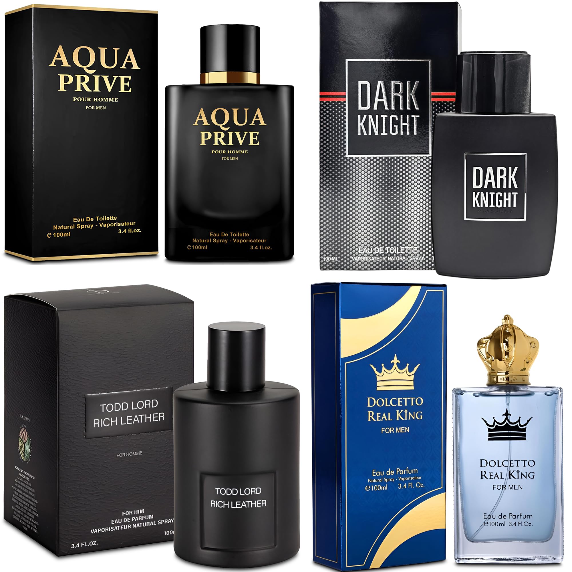 Amazon.com : AFLUXE Cologne for Men Set 4 Combo Sets(Aqua,Todd