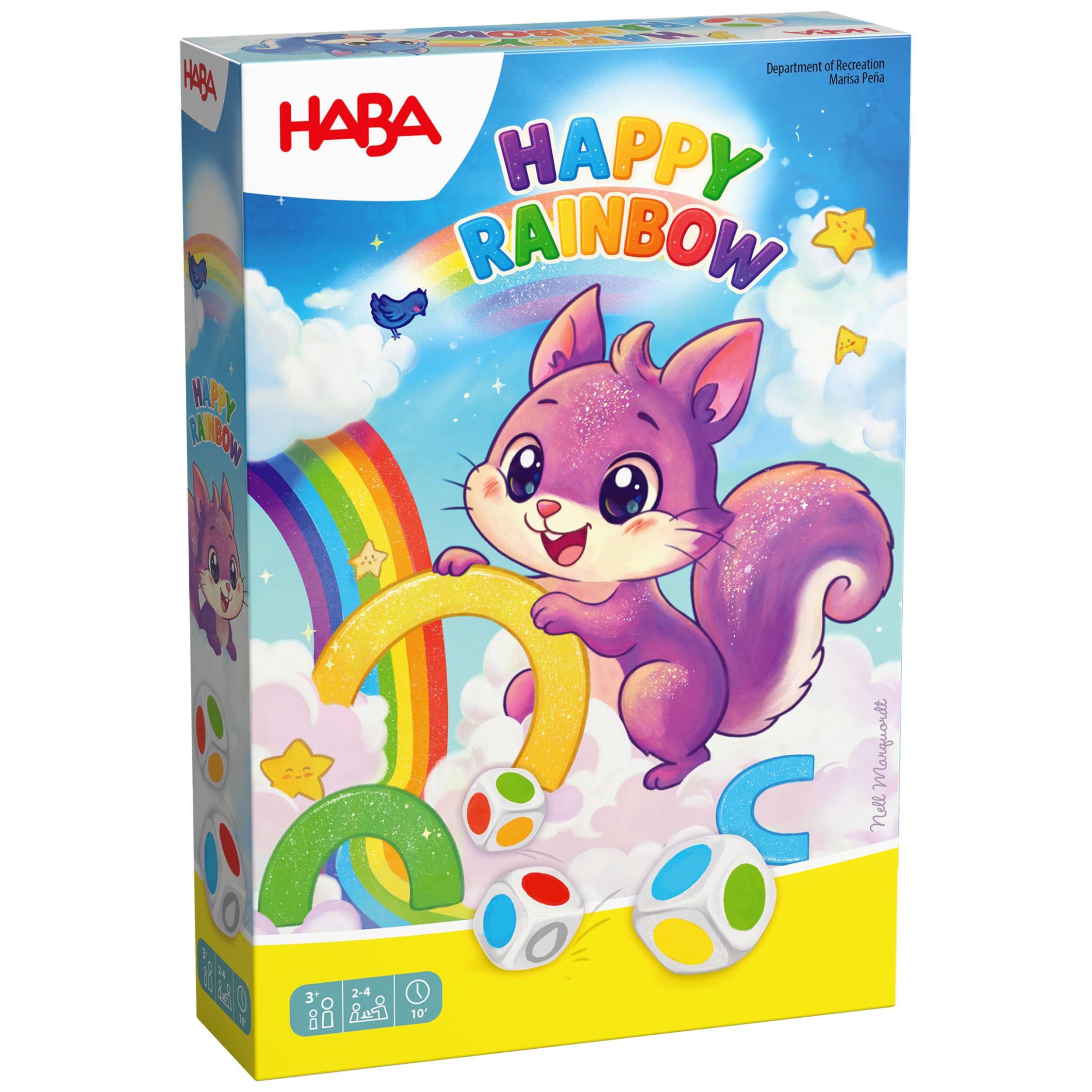 HABA Happy Rainbow - Gioco da tavolo per 2-4 giocatori
