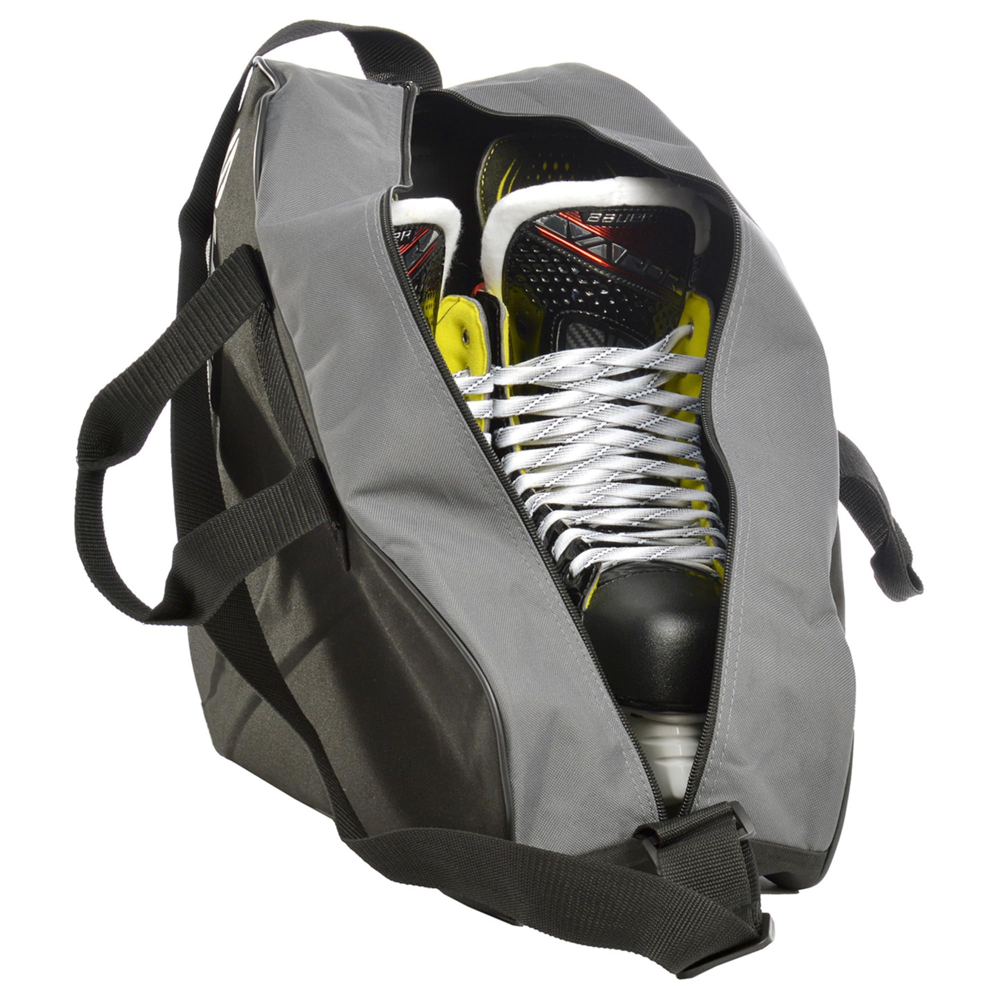 BASE - Skatebag I Schlittschuhtasche mit Henkeln I Eishockey-Bag mit Reisverschluss & praktischen Fächern I inkl. verstellbarem Trageriemen