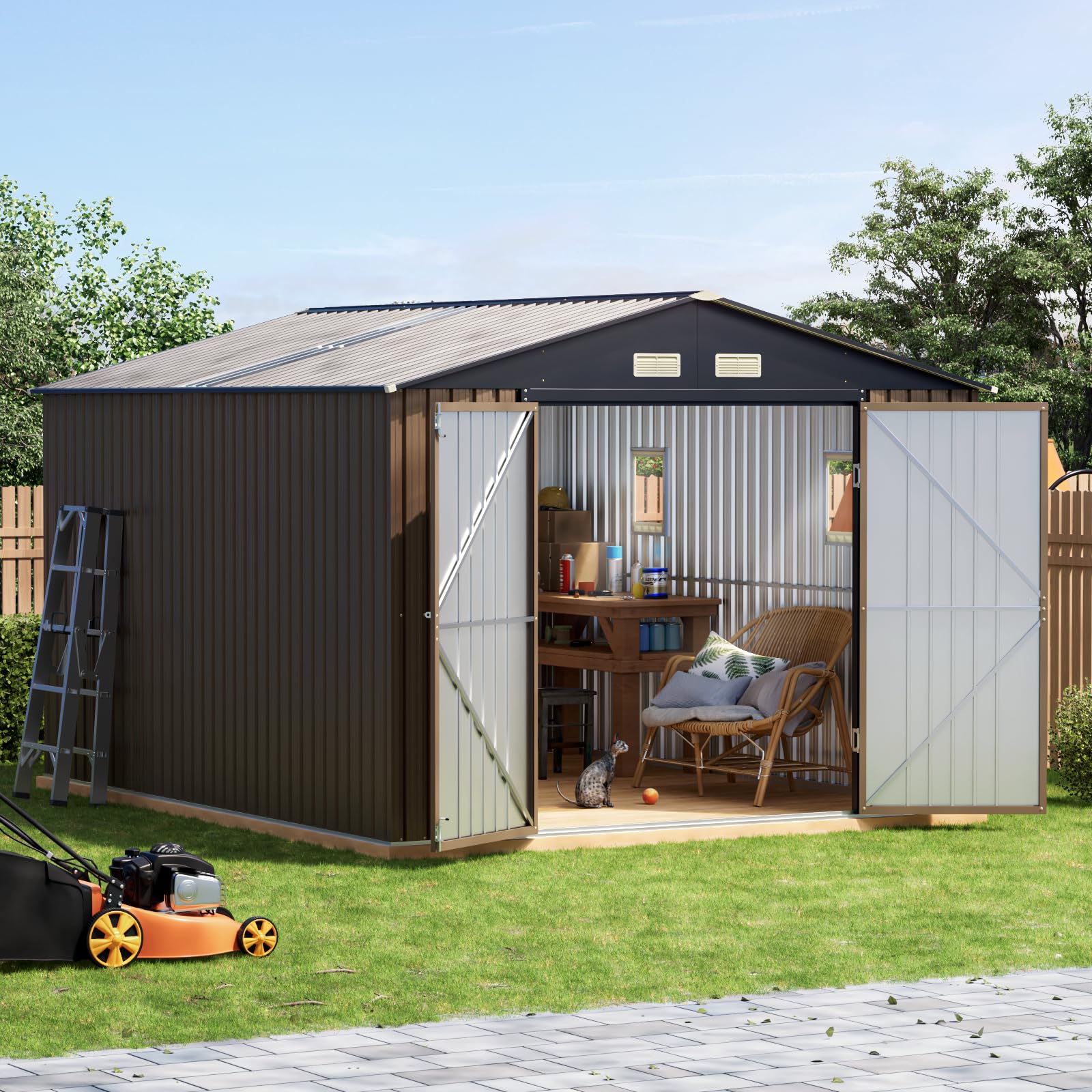 Upgrade 10x12 Metal Shed