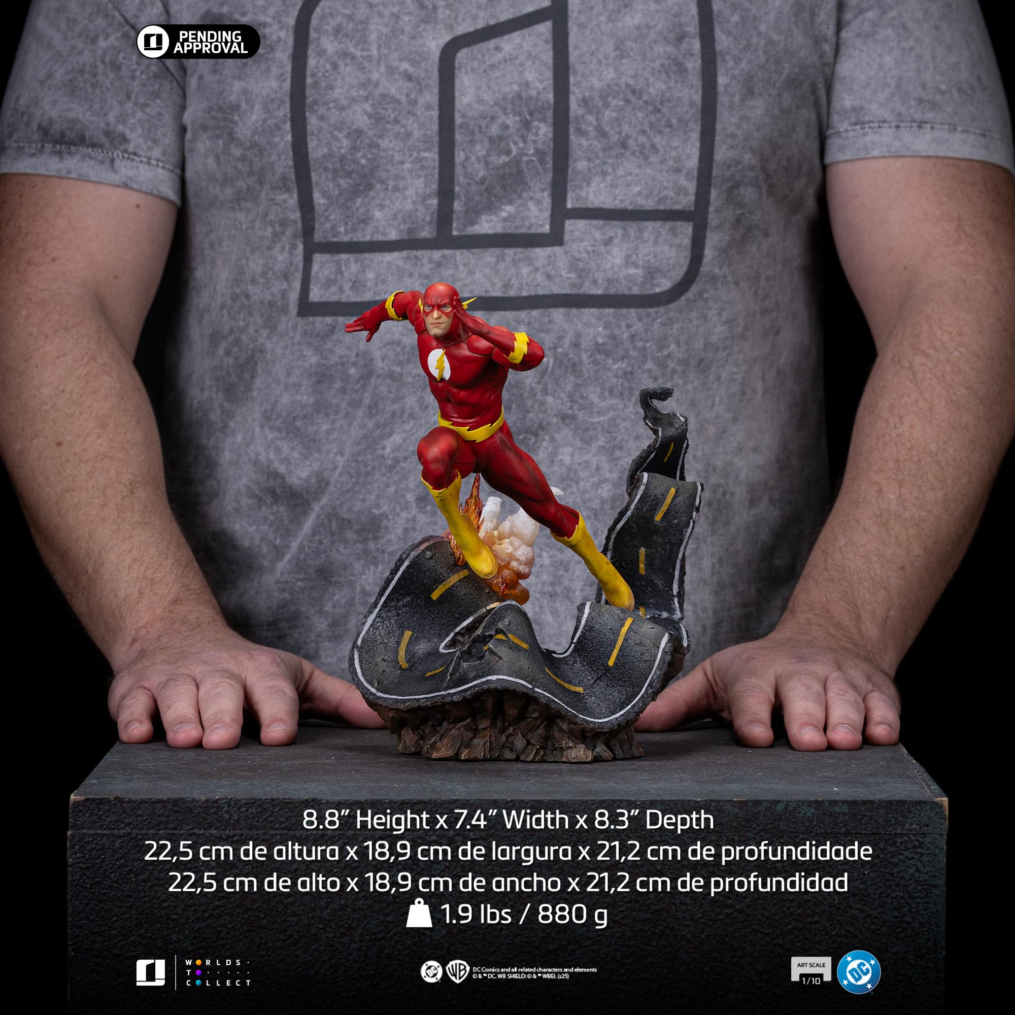 Iron Studios Figurka Art Scale 1/10 Flash DC Comics Series #9 22,5 cm