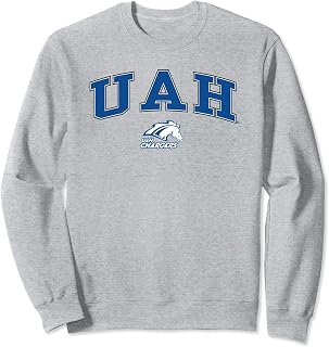 Alabama Huntsville Chargers Arch Over Gray Sweatshirt