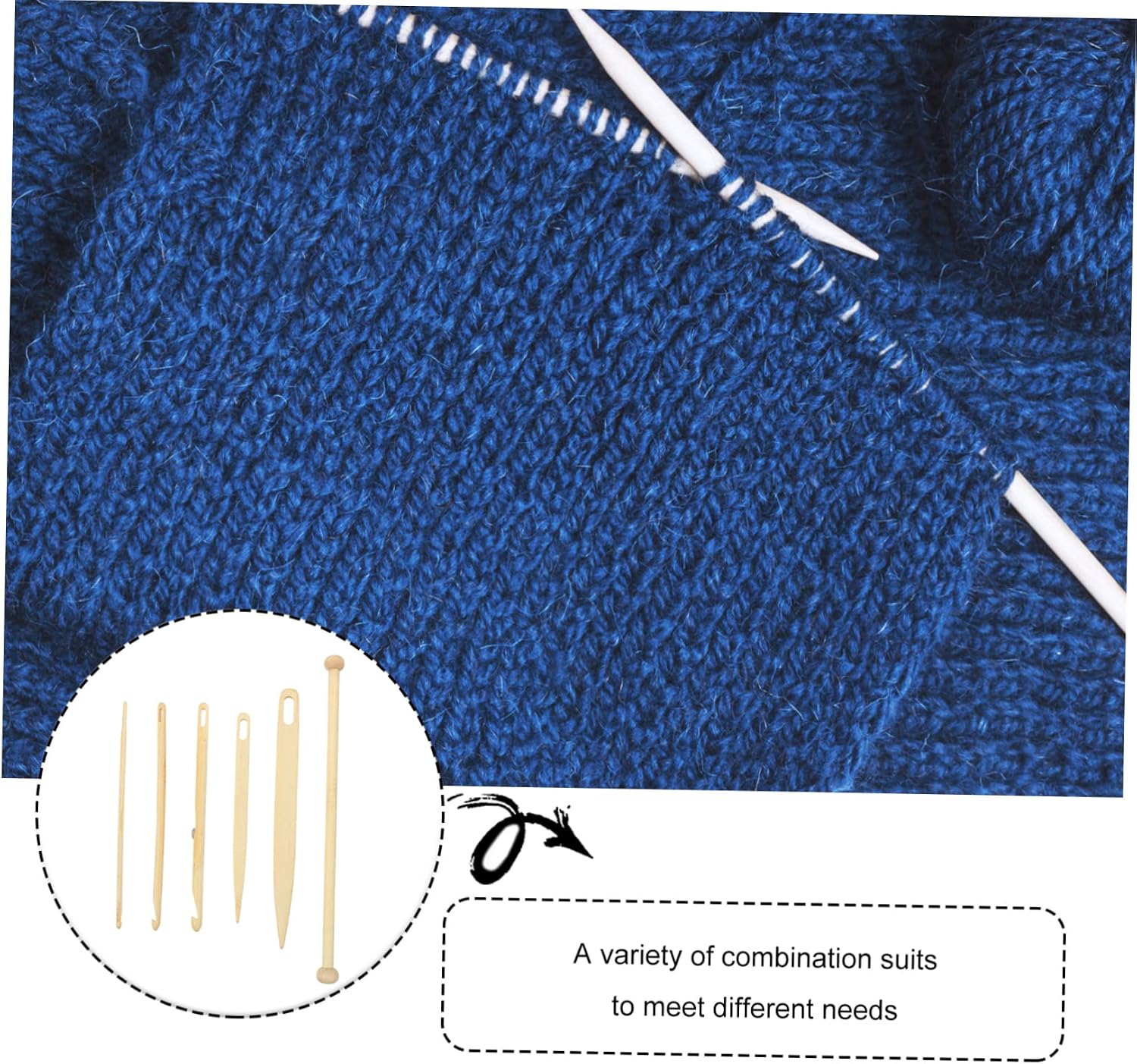 Angoily Complete Loom Tool Set Knitting Supplies Needles Weaving Loom Tools Tapestry Hanging Rod
