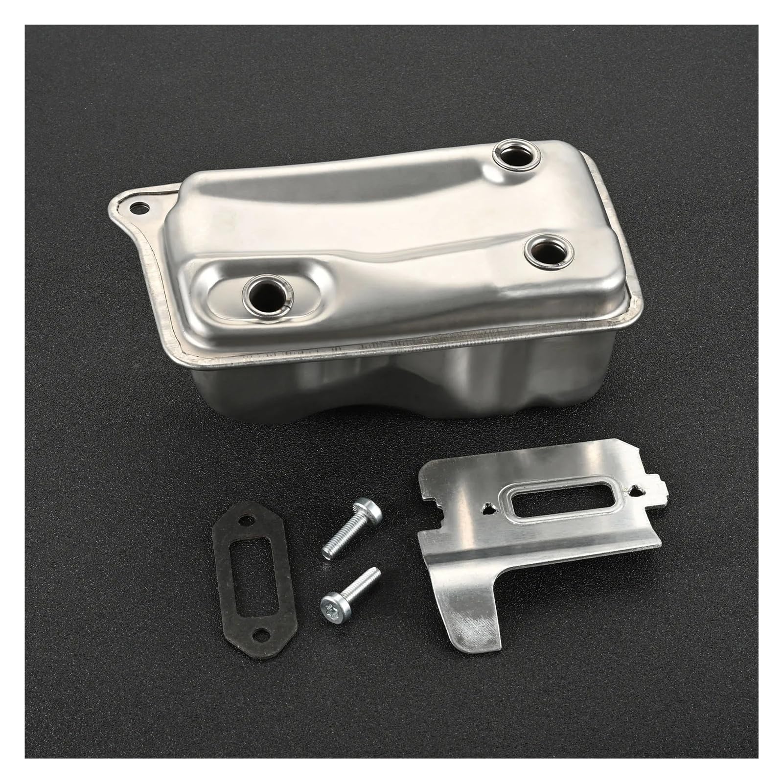 1 juego de juntas de placa calefactora de silenciador compatible con Sthi L TS410 TS420 TS 410 420 con tornillos, accesorios for herramientas de jardinería.