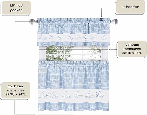 Vista 32 de Achim Home Furnishings - Cortina anti-fatiga ANFTMGBC12, color gris