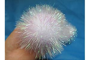 YYCRAFT Jumbo Glitter Tinsel Pom Poms: A Burst of Sparkle for Festive...