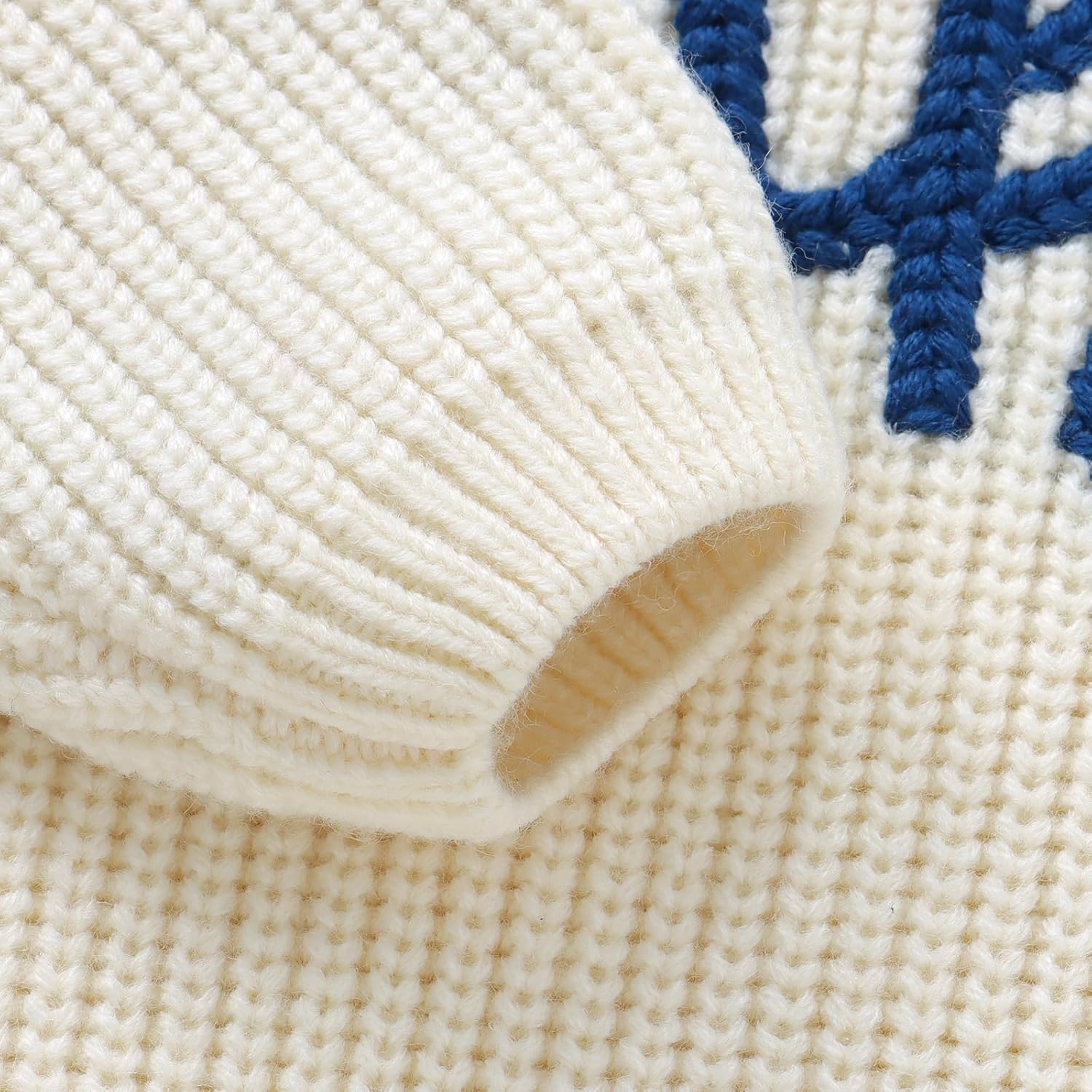 Infant Baby Boy Girl Knit Sweater Rooster Goose Embroidery Crew Neck Long Sleeve Pullover Knit Shirt Winter Clothes - Image 6