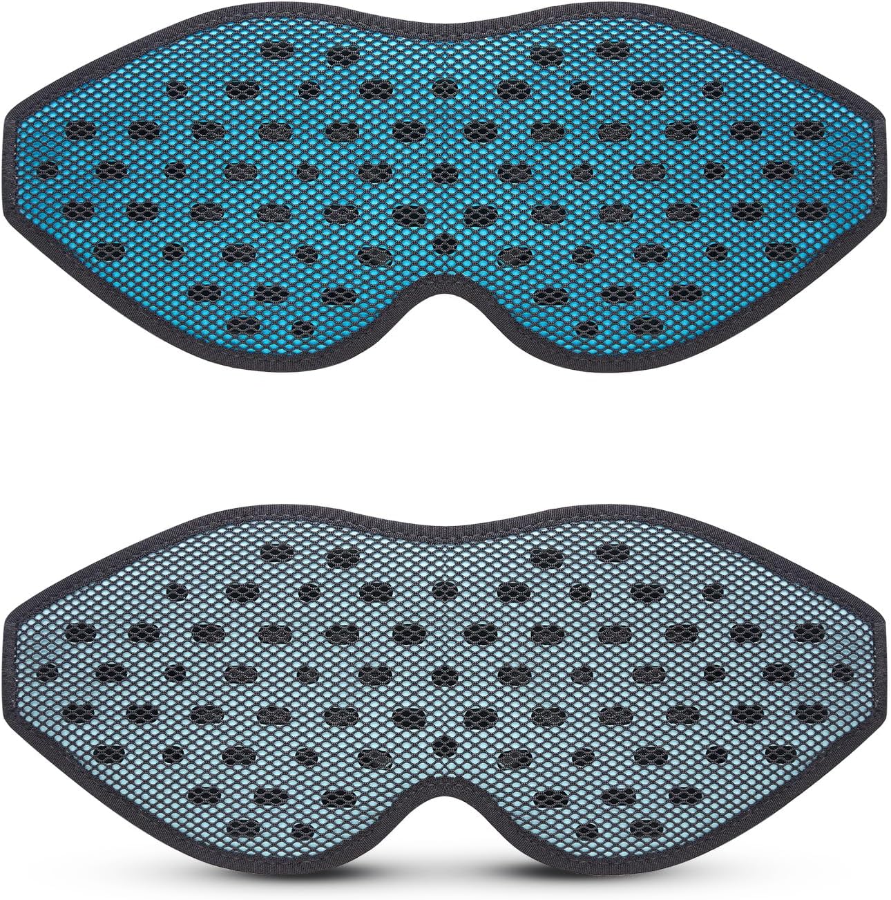 Breathable Sleep Mask Blue and Breathable Sleep Mask Ice Blue