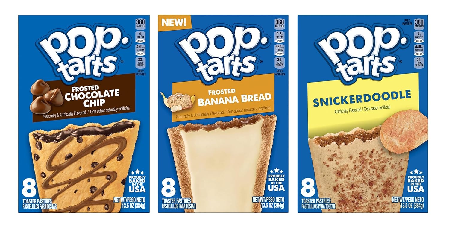 Pop Tart Toaster Pastries, Breakfast Foods, Kids Snacks