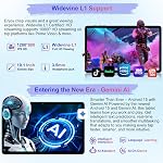 2026 Android 15 Tablet with Gemini AI, 30GB+128GB+1TB Expand, 10.1 Inch Octa-Core Tablet with Keyboard Mouse, 8000mAh, 5G WiFi, HD IPS Display, GPS, Support Widevine L1, Split-Screen -Metal Black