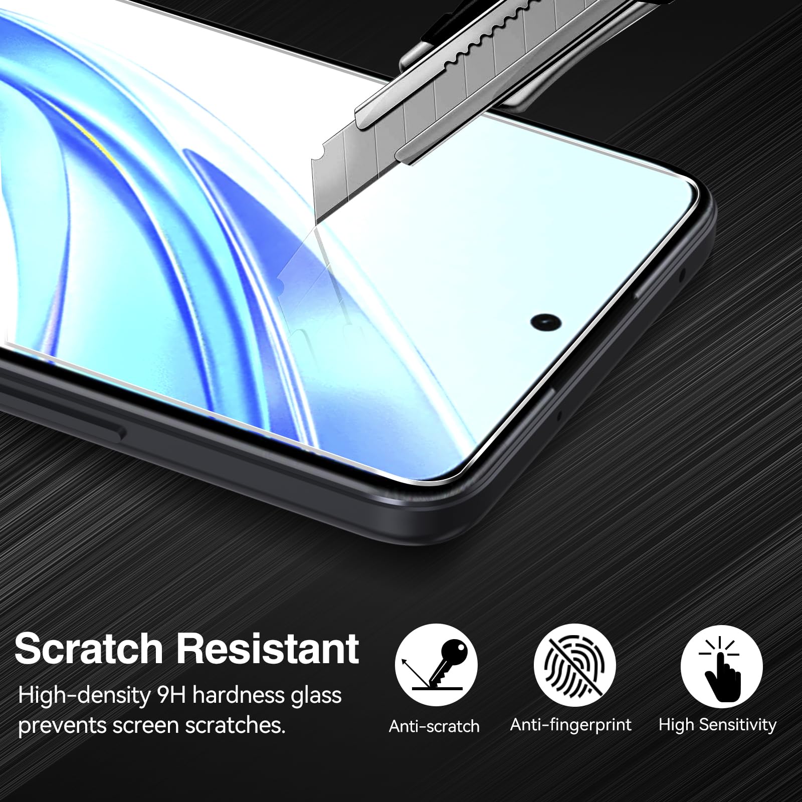 LCEHTOGYE Cover Per Honor X7B Pellicola Protettiva In Vetro - Foto 3