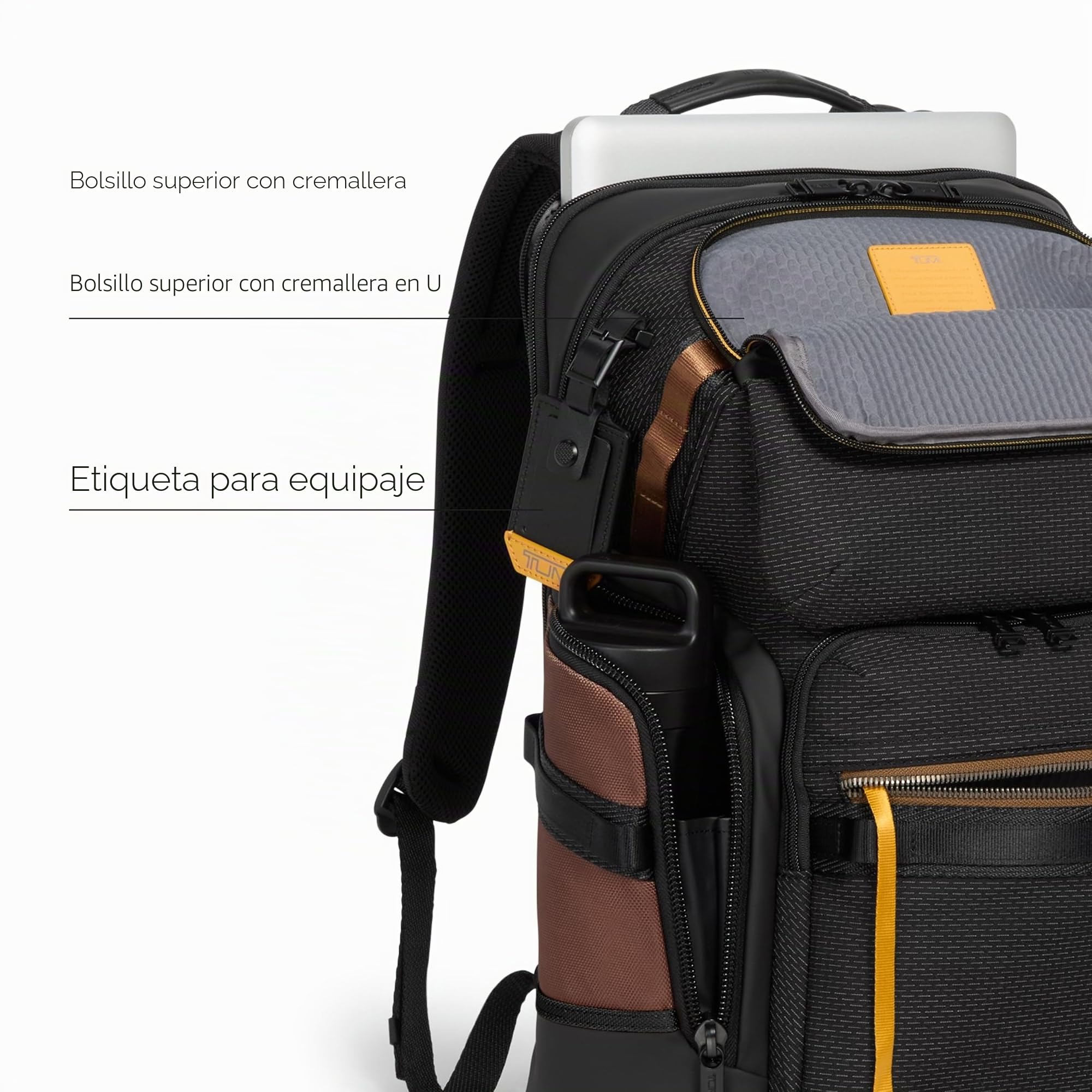Tumi Mochila Nomadic para hombre, Negro Onyx, Talla única, Moderno