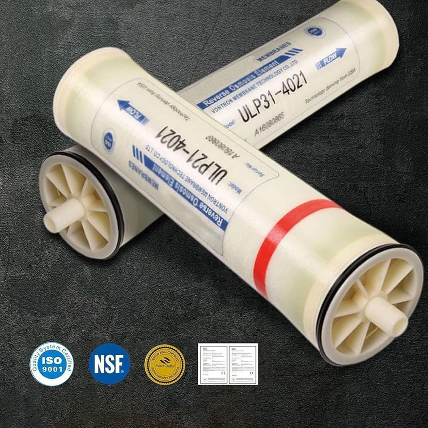 Industrial Reverse Osmosis Membrane ULP-4021,RO Membrane Element for Industrial, Agricultural, Whole House, Commercial Reverse Osmosis