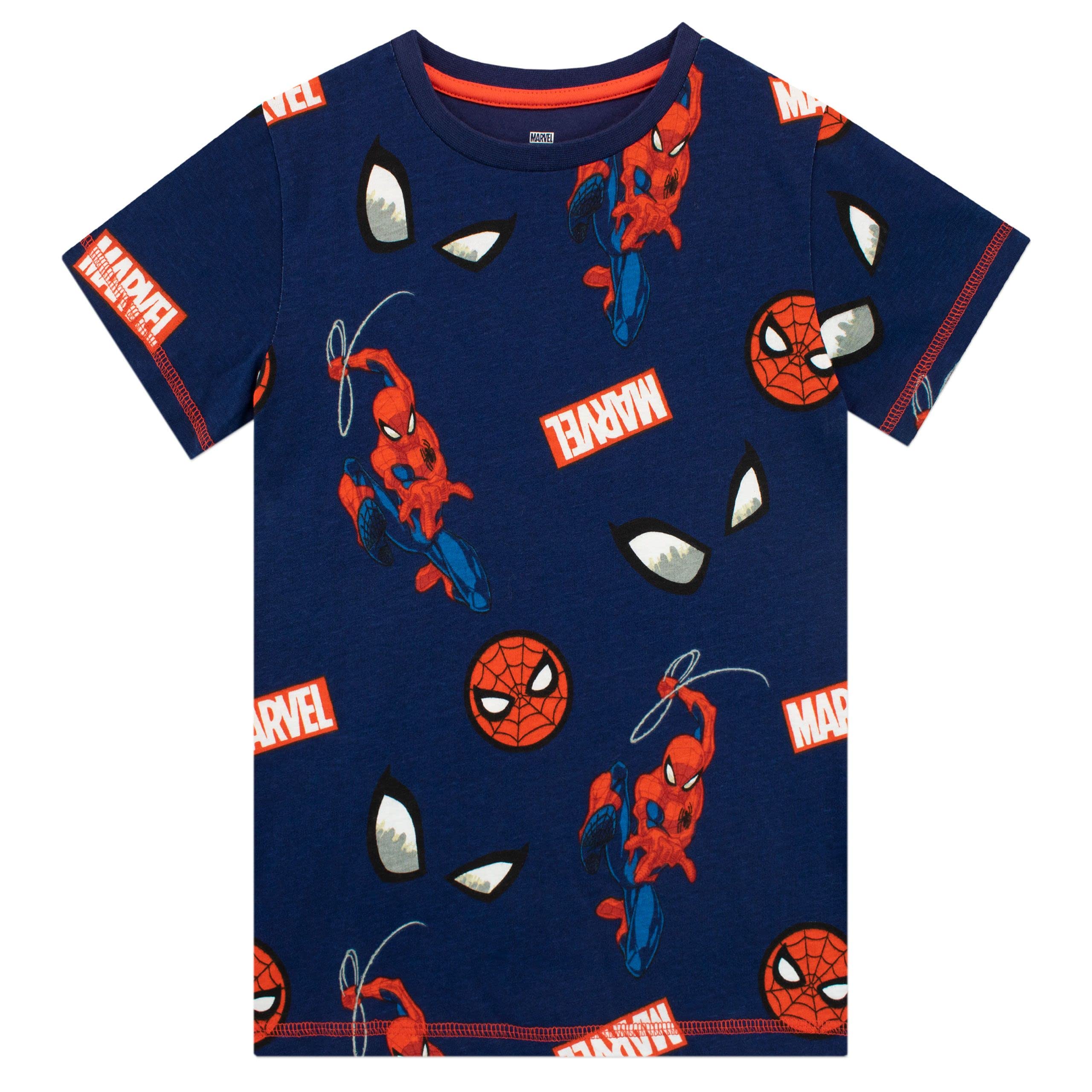 Marvel Maglietta Spider-Man per Ragazzi Top a Maniche Corte per Bambini Confezione da 2