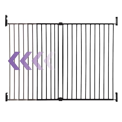 Miniatura 3 de DreambabyBroadway Extra ancho y de alto puerta de ampliable con seguimiento tecnología., Negro