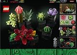 LEGO Botanicals Les Succulentes - Set de Construction - Plantes Artificielles - Maquettes de 9 Petites Plantes - Décoration Intérieure pour la Maison ou Le Bureau - Idée de Cadeau pour Adulte 10309 - 9