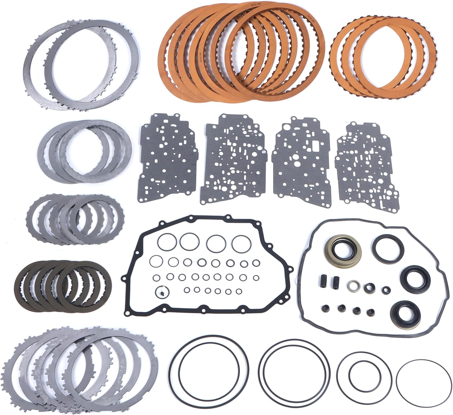 6F35 Transmission Master Rebuild Seals Kit Fits for 09-17 Ford Edge/Explorer/Fusion, 13-17 Lincoln MKC/MKZ, 09-11 Mazda Tribute, 09-11 Mercury Mariner/Milan 2.5/3.0L Replace OE 6F35