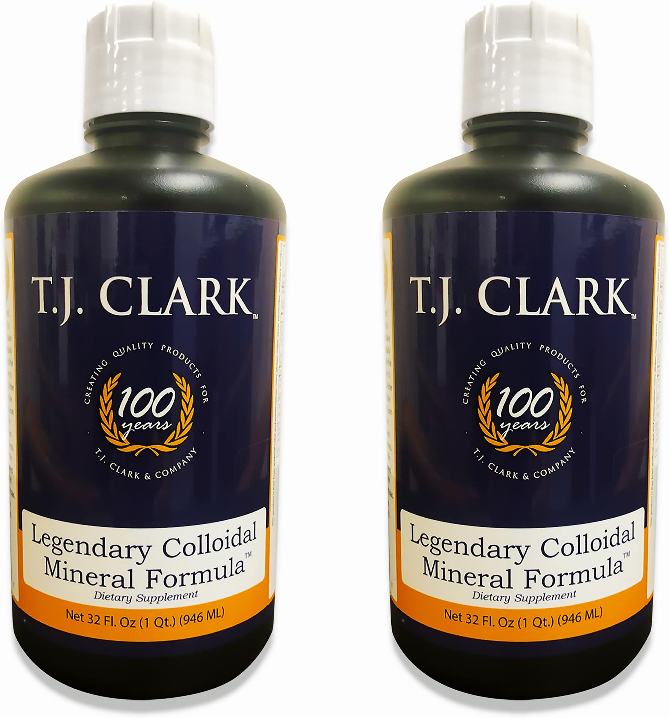 T.J. Clark Legendary Colloidal Mineral Formula 32 fl. oz. (2 Pack) by T. J. Clark