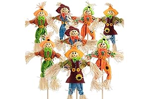 ZAUGONTW Halloween Scarecrow Decoration Outdoor, Fall Harvest Scarecrow Figurine