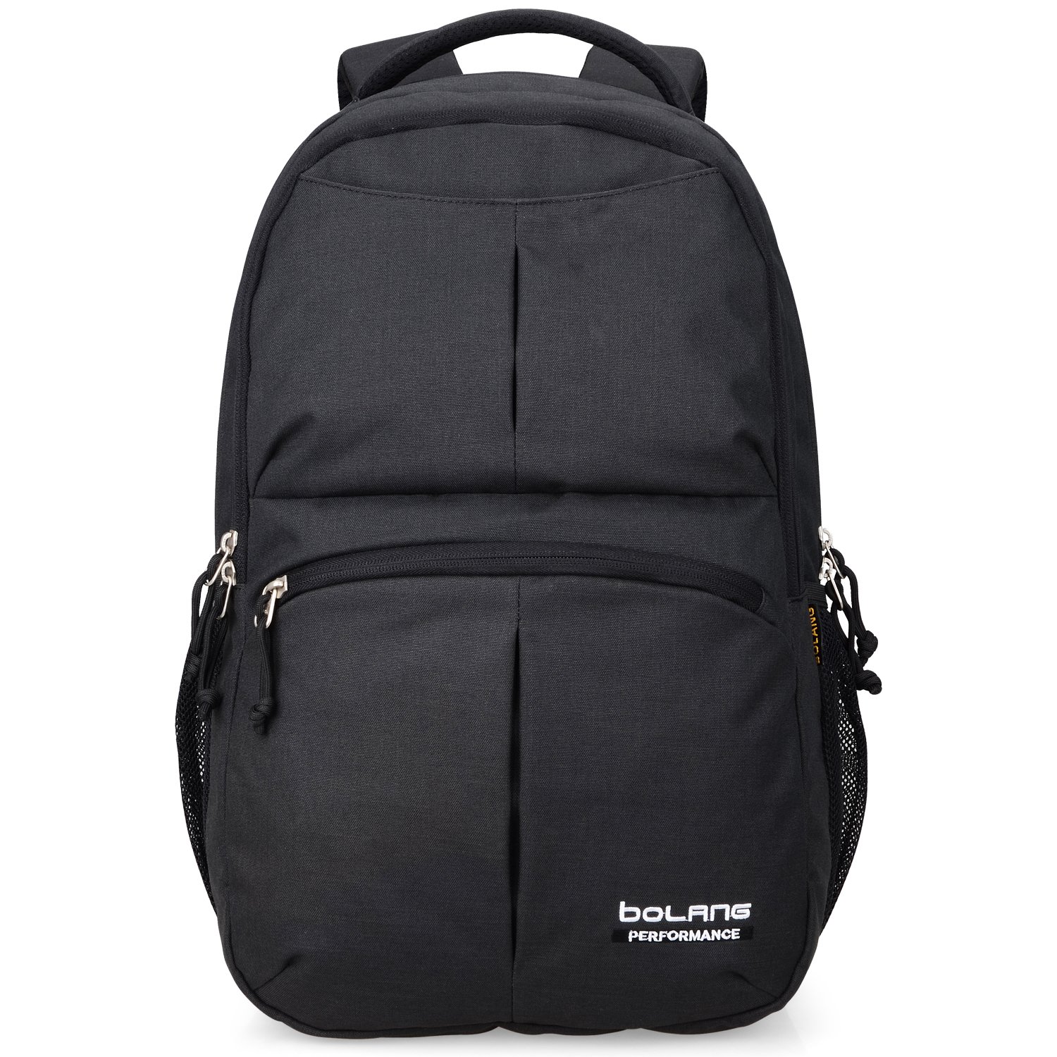 Bolang Water Resistant Nylon School Bag College Laptop Backpack 8459 (Black) Bags, Wallets and Luggage