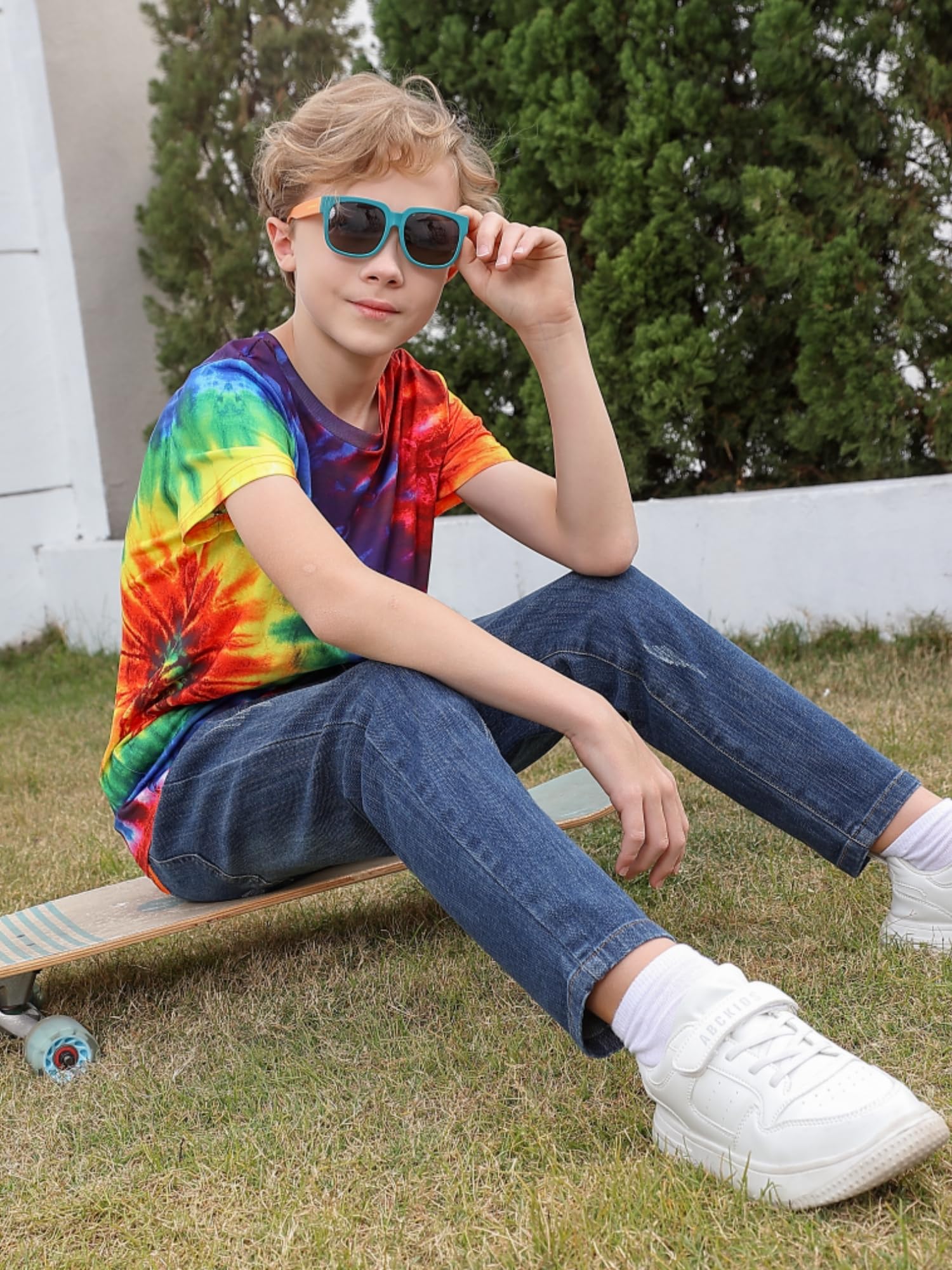 Belovecol Boys Girls 3D T-Shirt Cool Crewneck Short Sleeve Graphic T Shirt Summer Tee Shirts for Kids Teens 6-13 Years — view 6