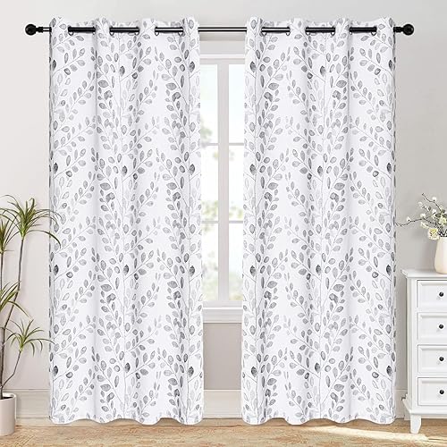 Miniatura 2 de MYSKY HOME Cortinas de sala de estar de 84 pulgadas de largo con aislamiento térmico para oscurecer la habitación, cortinas para comedor, patio,