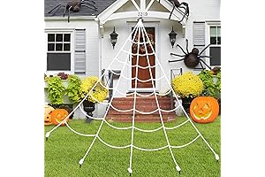 16.4 x 16FT Triangular Spider Web for Indoor and Outdoor Halloween Decoration