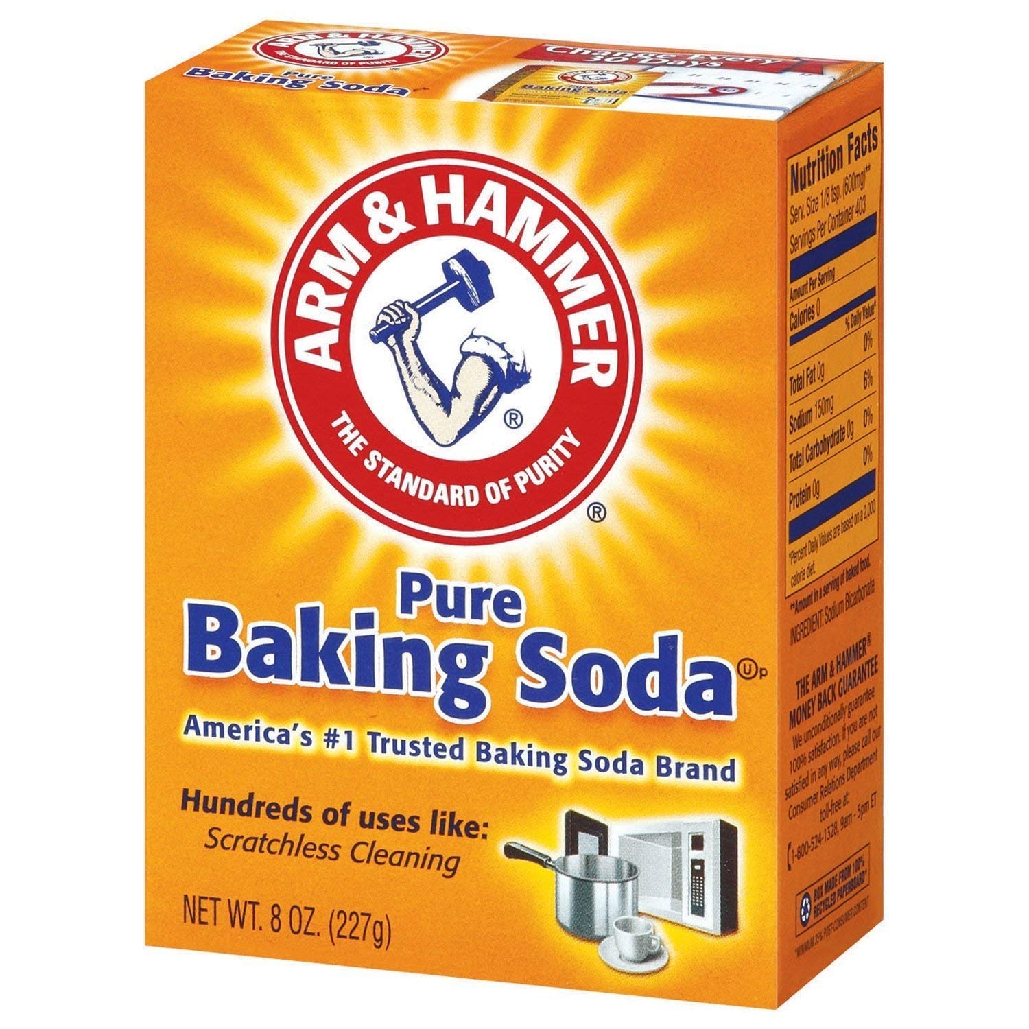 Arm and Hammer Pure Baking Soda 227 g