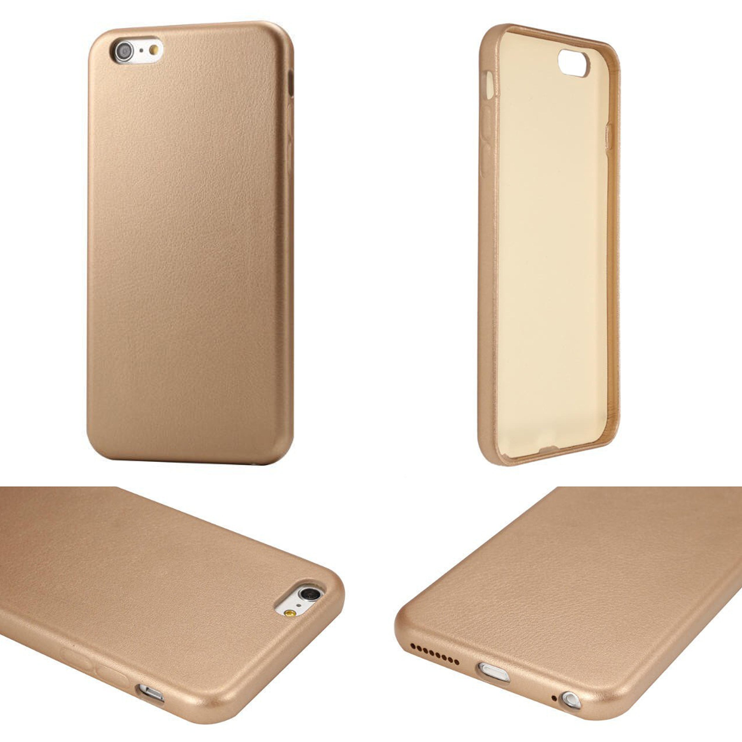 Apple iPhone 6P本体 ゴールド ケース付き Amazon.co.jp: 【iPhone 6 Plus Case Full Gold】全面保護 【まるで