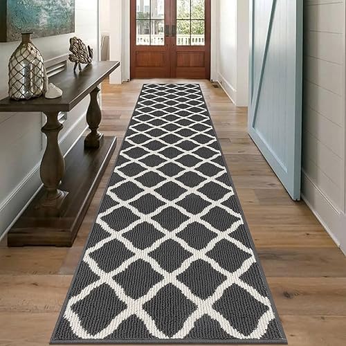 Miniatura 40 de SHACOS Tapetes para puertas de 24 x 36 pulgadas, lavables, antideslizantes, absorbentes de agua, para entrada, entrada, hogar, garaje, cocina