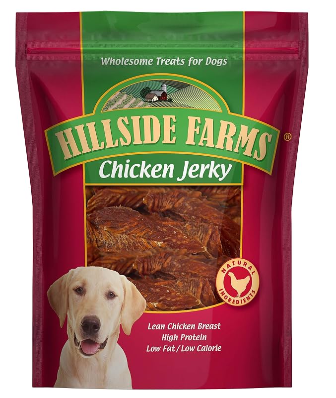Petisco de Carne Seca de Frango para Cães Hillside Farms, Sem Grãos, 908 g