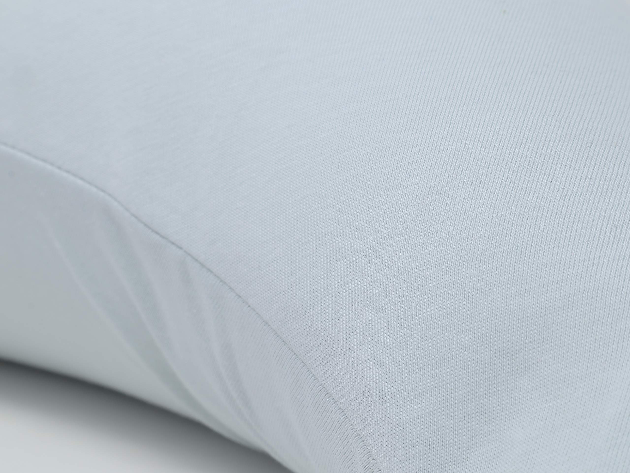 Pic Bear - Cojín de lactancia premium | 100% algodón de jersey suave | relleno de microperlas EPS especialmente suave | Cojín de almacenamiento con certificado TÜV (gris IS gris, 190 x 42 cm)