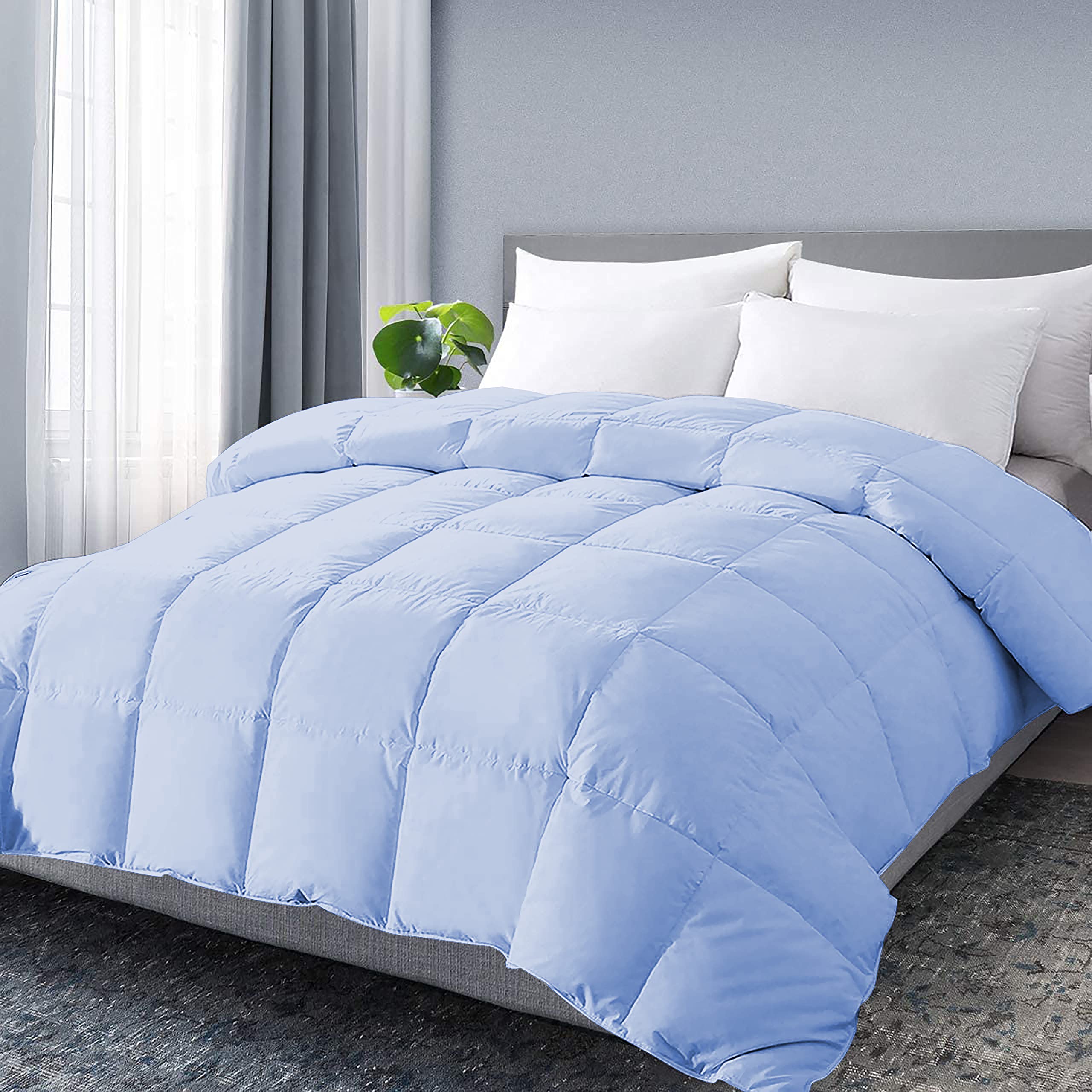 See full amazon price history chart for Filbert - Premium 400 GSM Comforter Super Soft Fluffy Comforter (90" x 100" Inches/228cm x 254cm) - Double Bed Comforter|Sky Blue Filbert - Premium 400 GSM Comforter Super Soft Fluffy Comforter (90" x 100" Inches/228cm x 254cm) - Double Bed Comforter|Sky Blue (B09F3RFDXD) Amazon Price History, Amazon Price Tracker