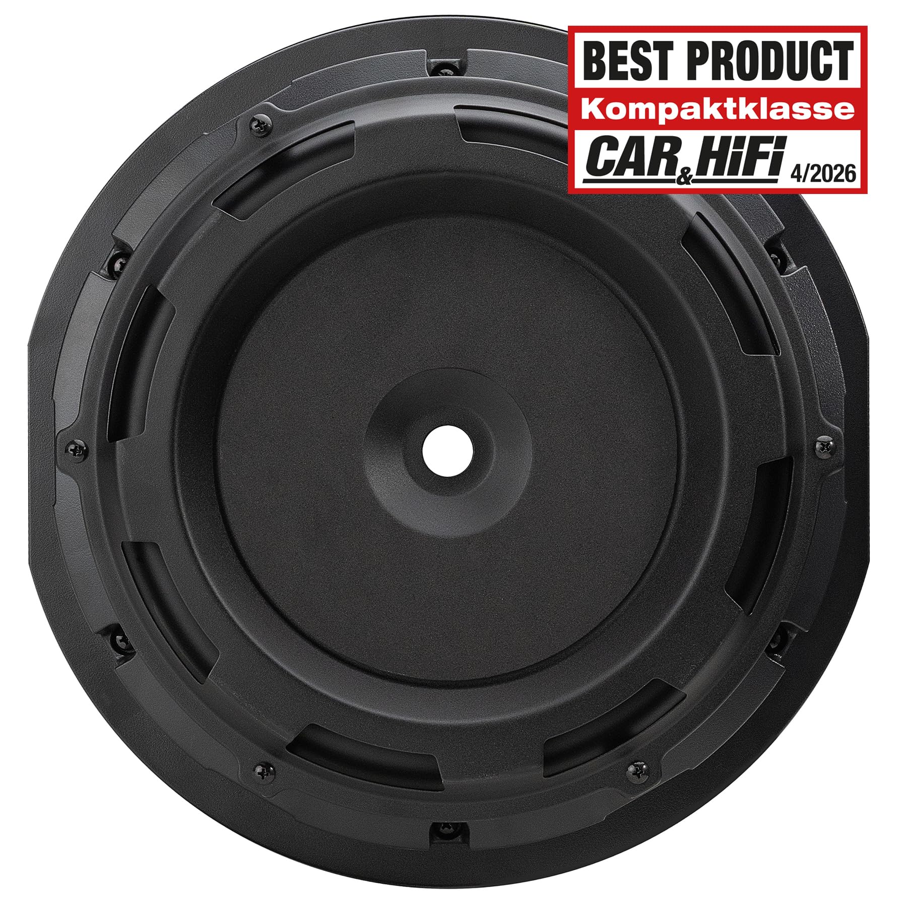 EMPHASER EBS111X – Aktivsubwoofer für Reserveradmulde oder Ersatzrad – 28 cm / 11" Auto Subwoofer mit 300 W Verstärker, kompakte Car-Audio Bassbox, nur 120 mm Bauhöhe