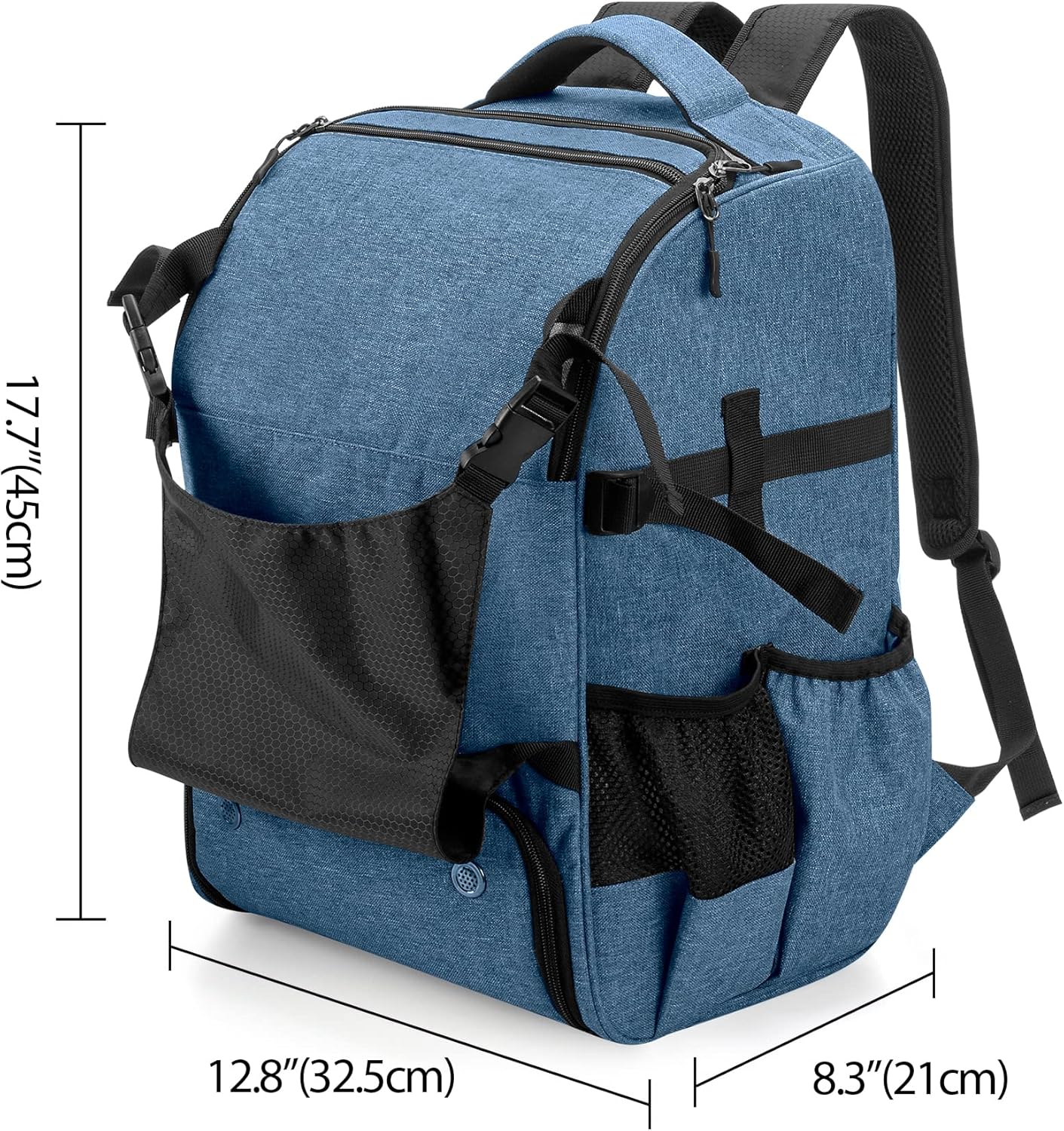 DSLEAF Baseball Backpack for 4 Bats, Softball Bag with External Helmet Holder and Separate Shoe Space Up to US Mens 13 - Image 6