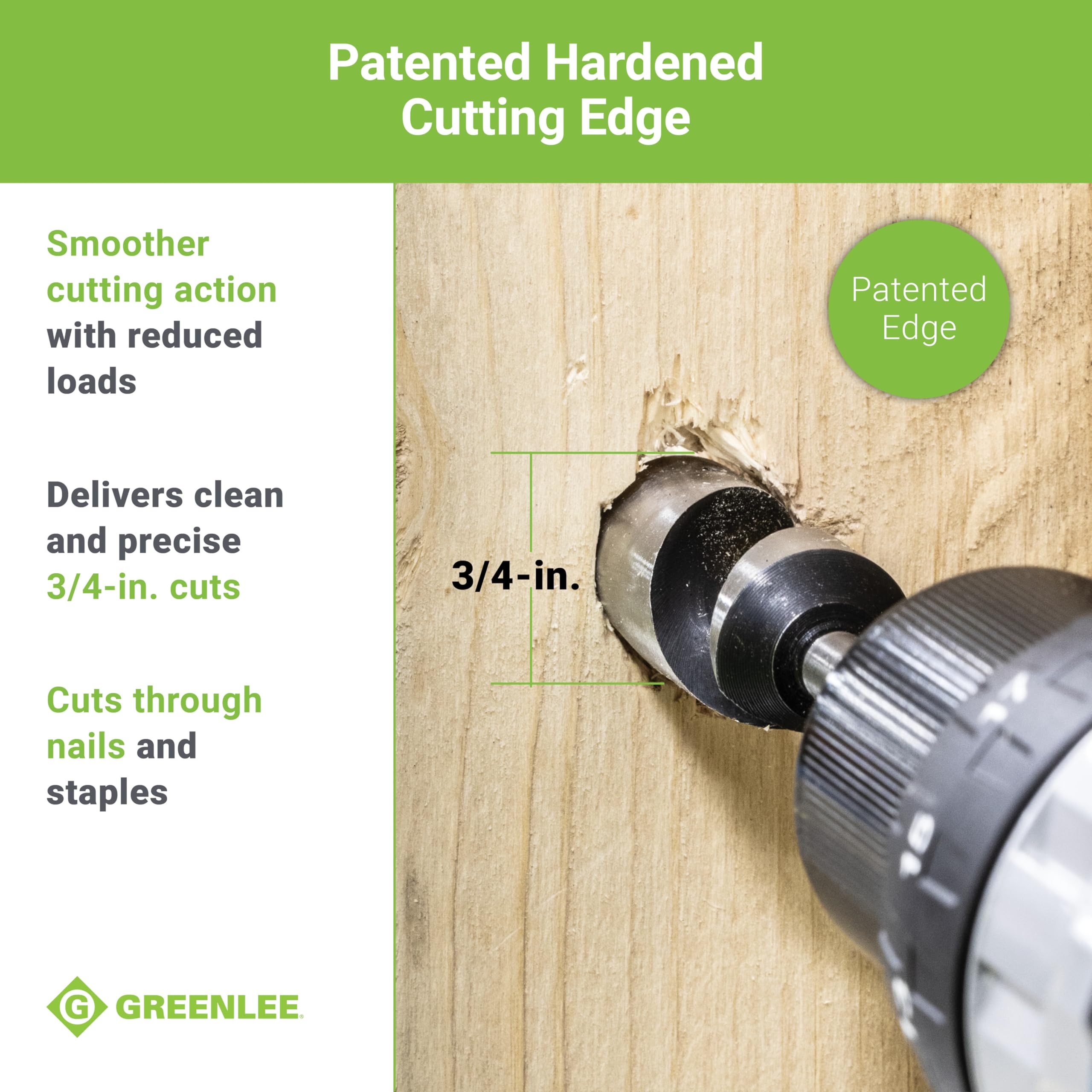 Greenlee Nail Eater Bit - 3/4" Steel -6
