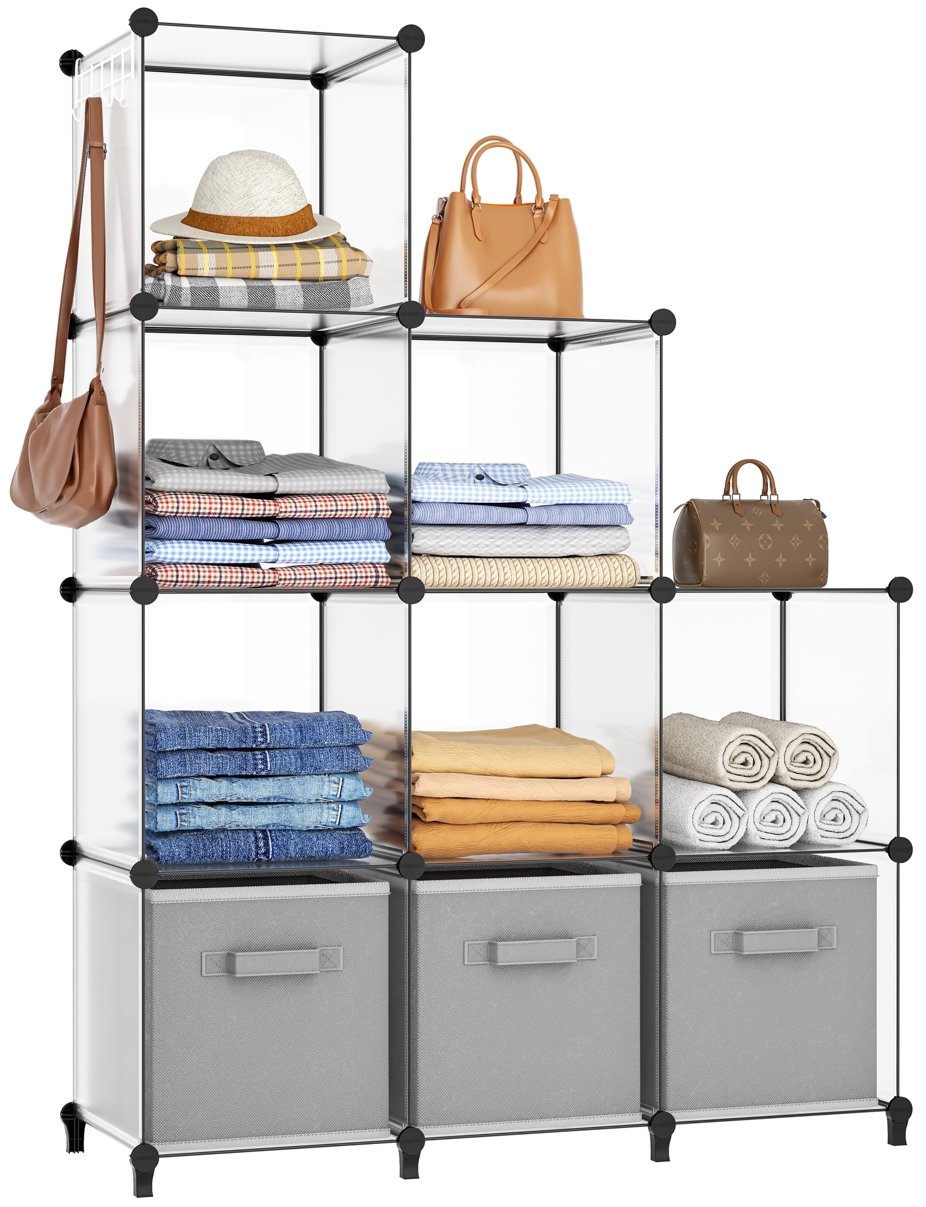 Snapklik.com : Closet Organizers And Storage, 9 Cube Storage Organizer