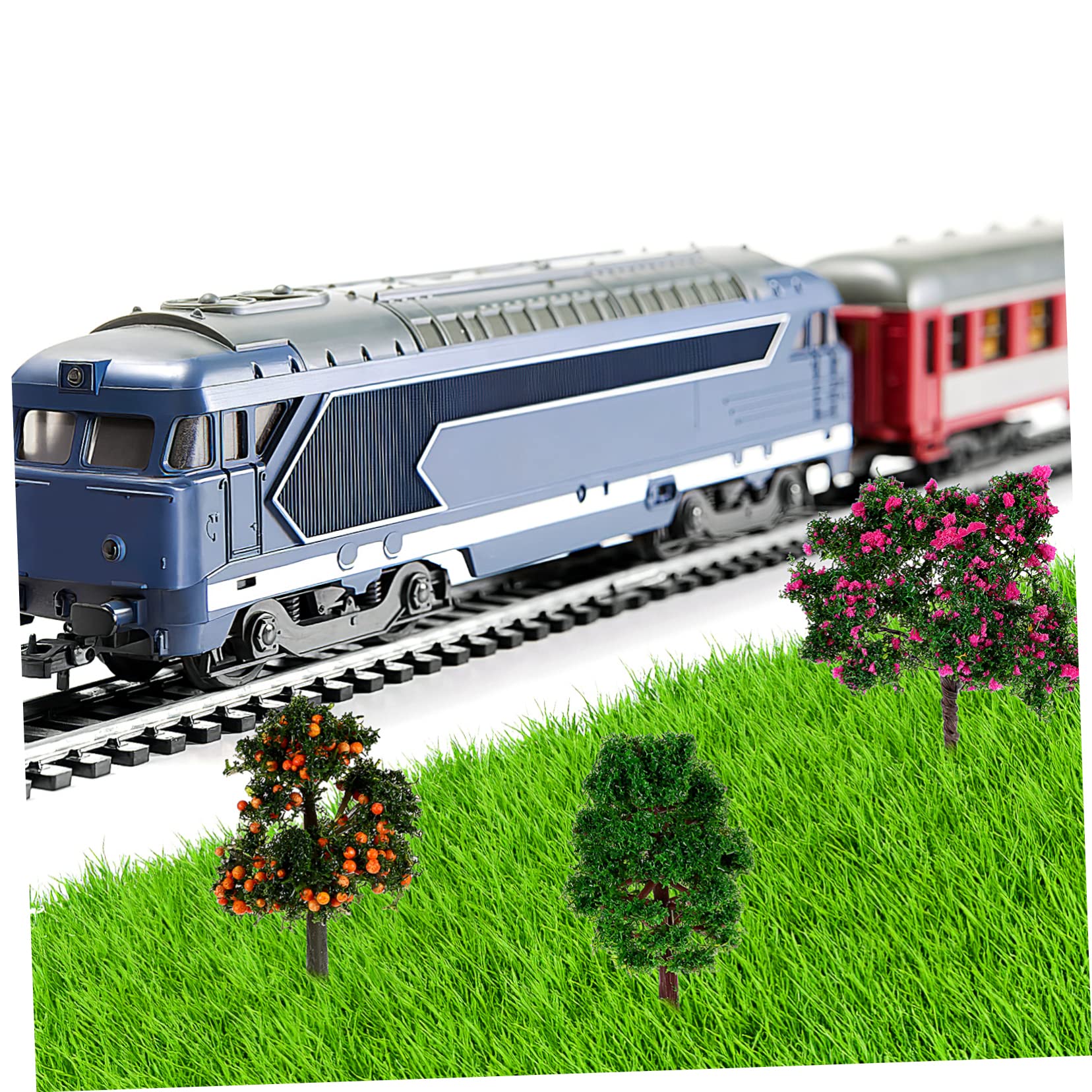 Cabilock 60 Piezas Árbol arboles para maquetas Decor arbol frutal Falso Tren paisajes arboles Adornos de terrario Mini arboles para Manualidades arboles en Miniatura para Jardin el plastico