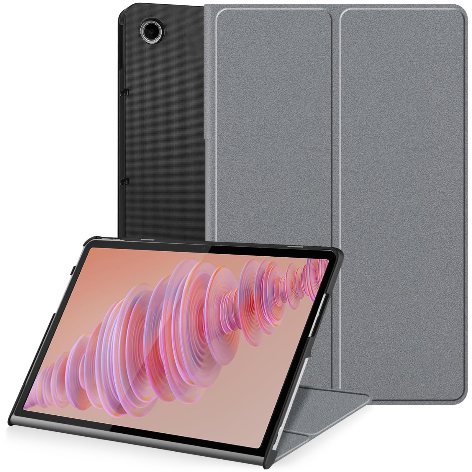 Custodia Per Tablet Lenovo Tab Plus 11.5 Pollici (2024, Modello TB351FU), Cover In Silicone Morbido Con 4 Airbag, Design Antigoccia Per Bambini, Rosa