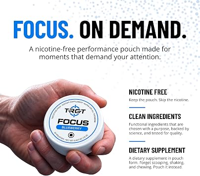 Focus Pouches, Blueberry (5 Pack)