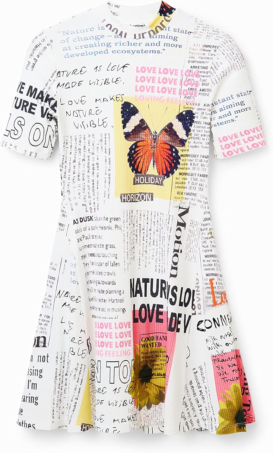 Desigual Women's Vest_Newspaper 1000