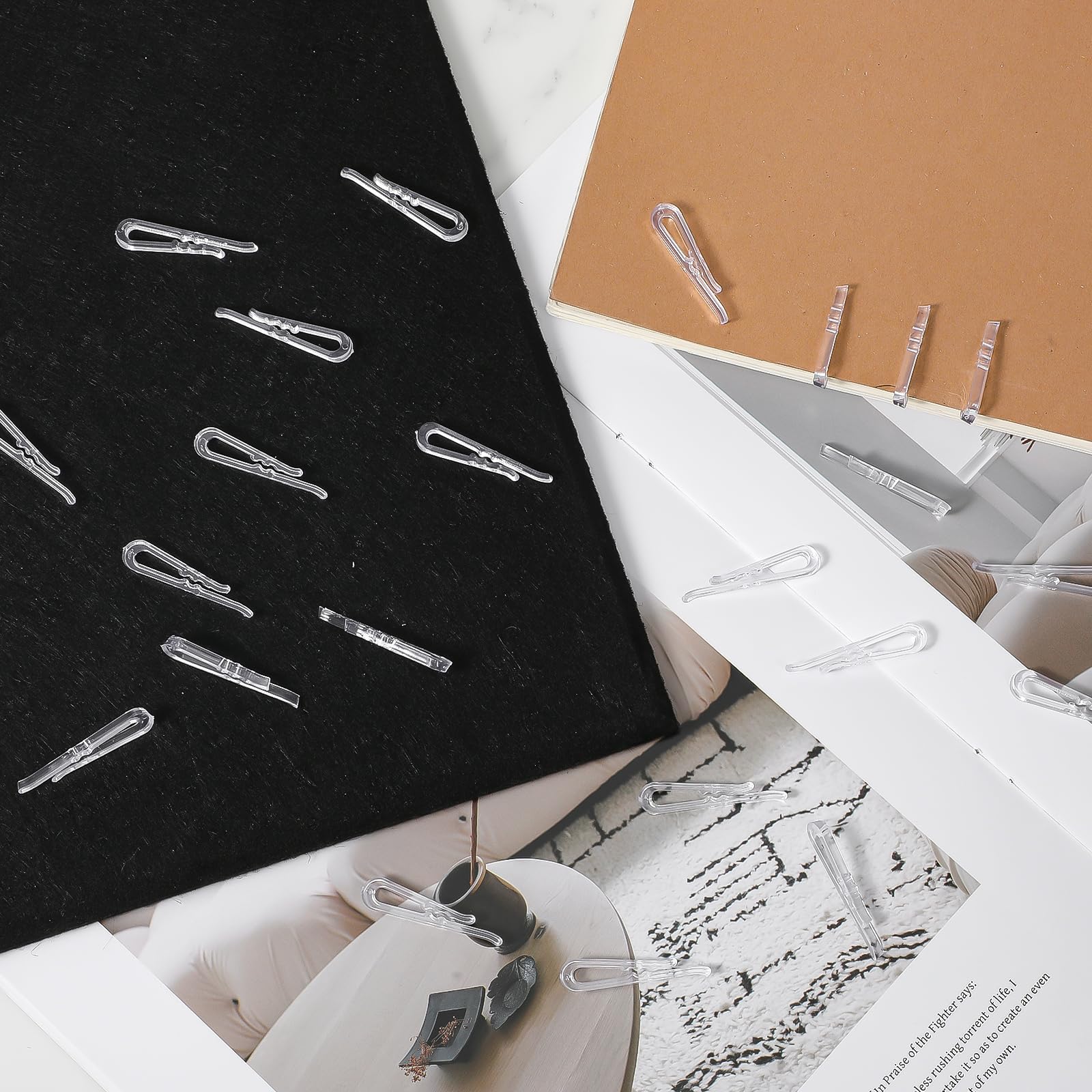500Pcs Alligator Clips,U-Shape Clear Clips with Teeth,Plastic Shirt Folding Clips,Ties Socks Shirts Fabric Clip,Transparent Clothespins,Fixing Packing 500Pcs Alligator Clips,U-Shape Clear Clips with Teeth,Plastic Shirt Folding Clips,Ties Socks Shirts Fabric Clip,Transparent Clothespins,Fixing Packing