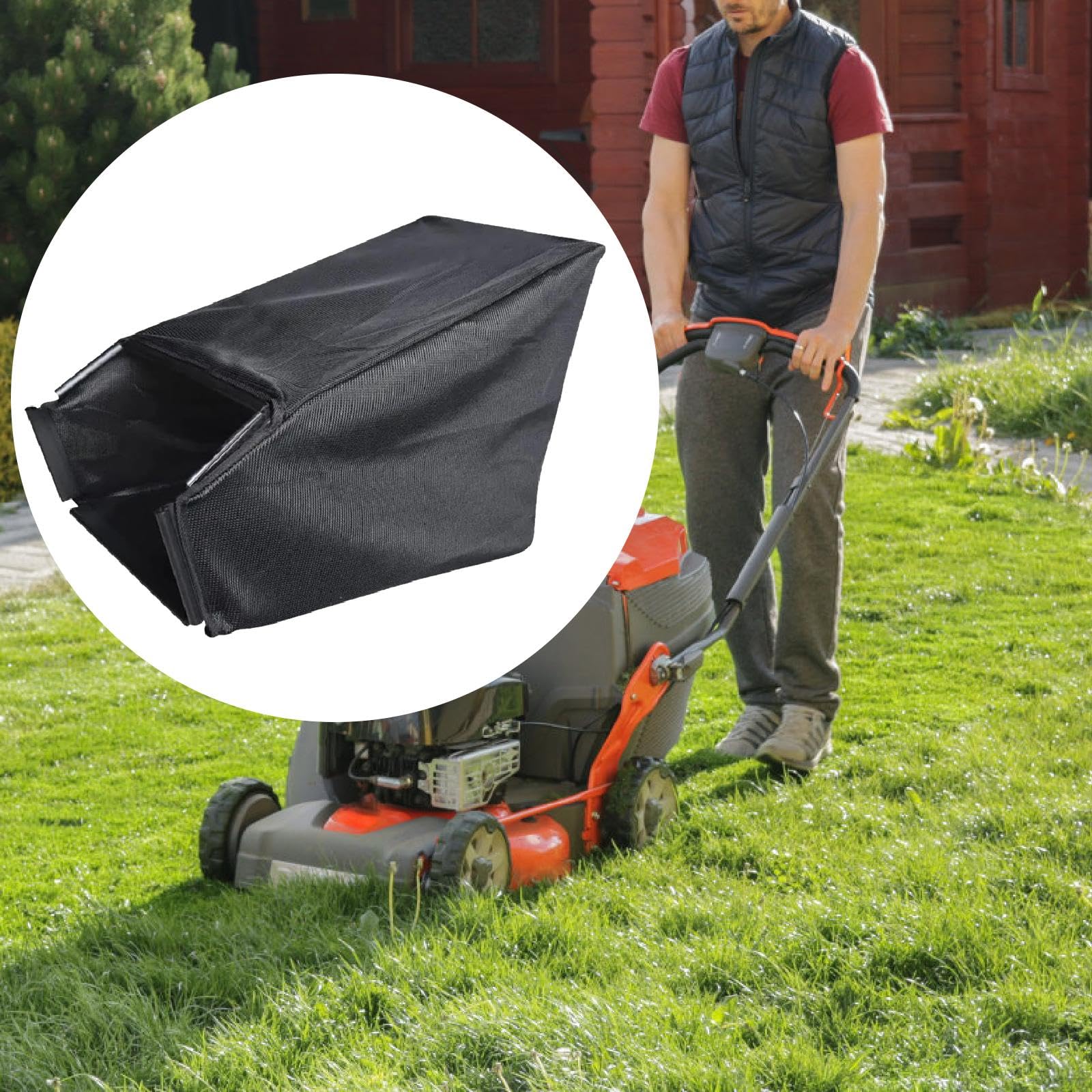 Bolsa Recolectora de Césped para Tractor Cortacésped, Bolsa para Césped de Jardinería, Patio, Jardín 664-04007