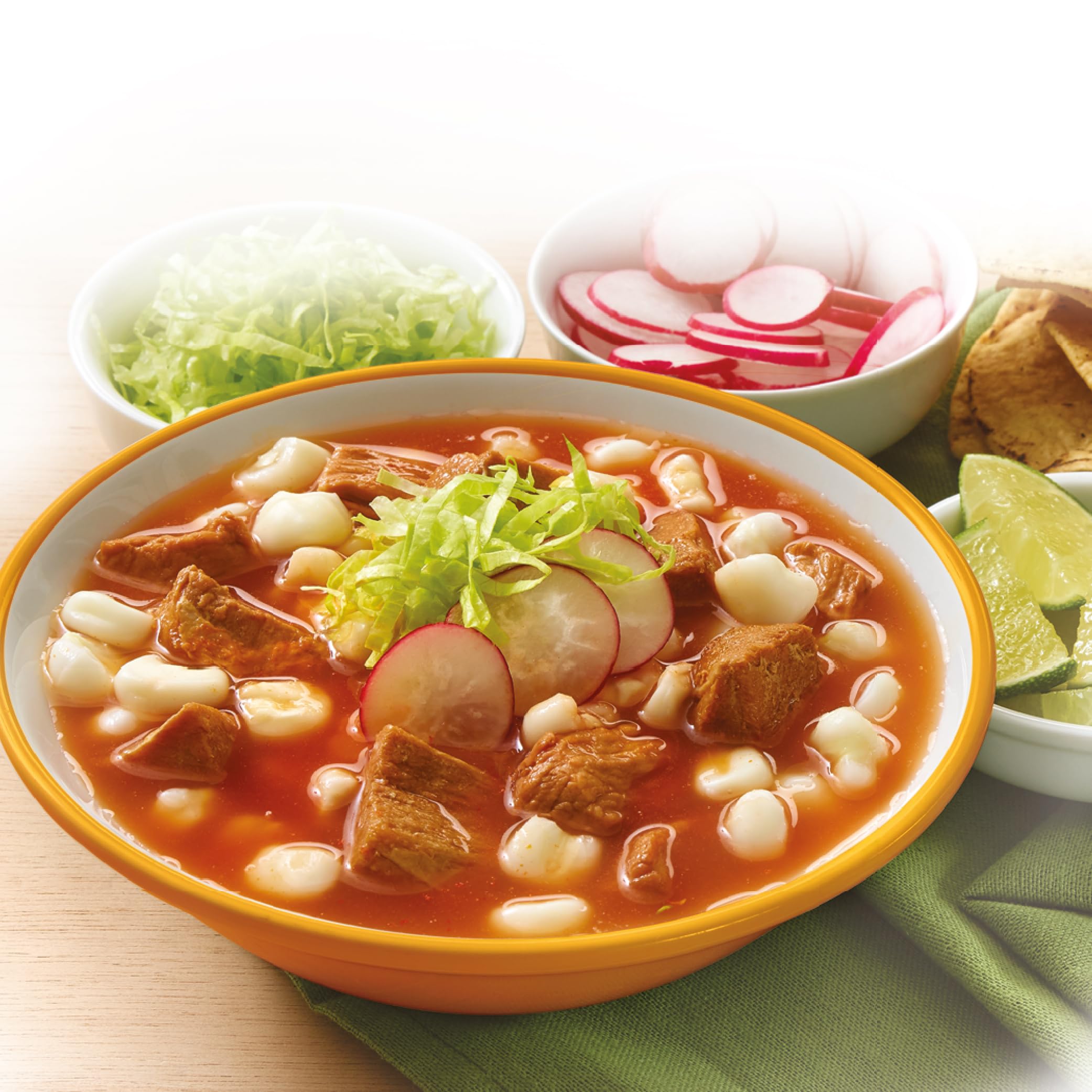 Chata Authentic Pozole Soup with Pork and Hominy Corn, 25 oz, Pack of 3