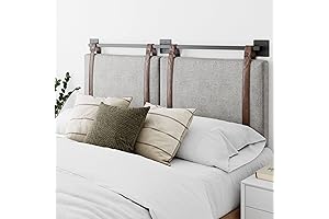 Nathan James Harlow Modern Wall Mount Hanging Headboard: Comfort Meets Style for Your Queen-Sized Bed