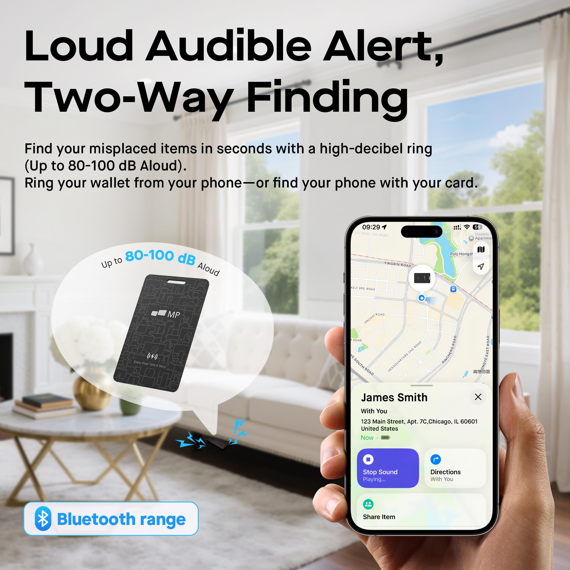 Amazon.com: 2026 Mobile Pixels Wallet Tracker Card, Works with